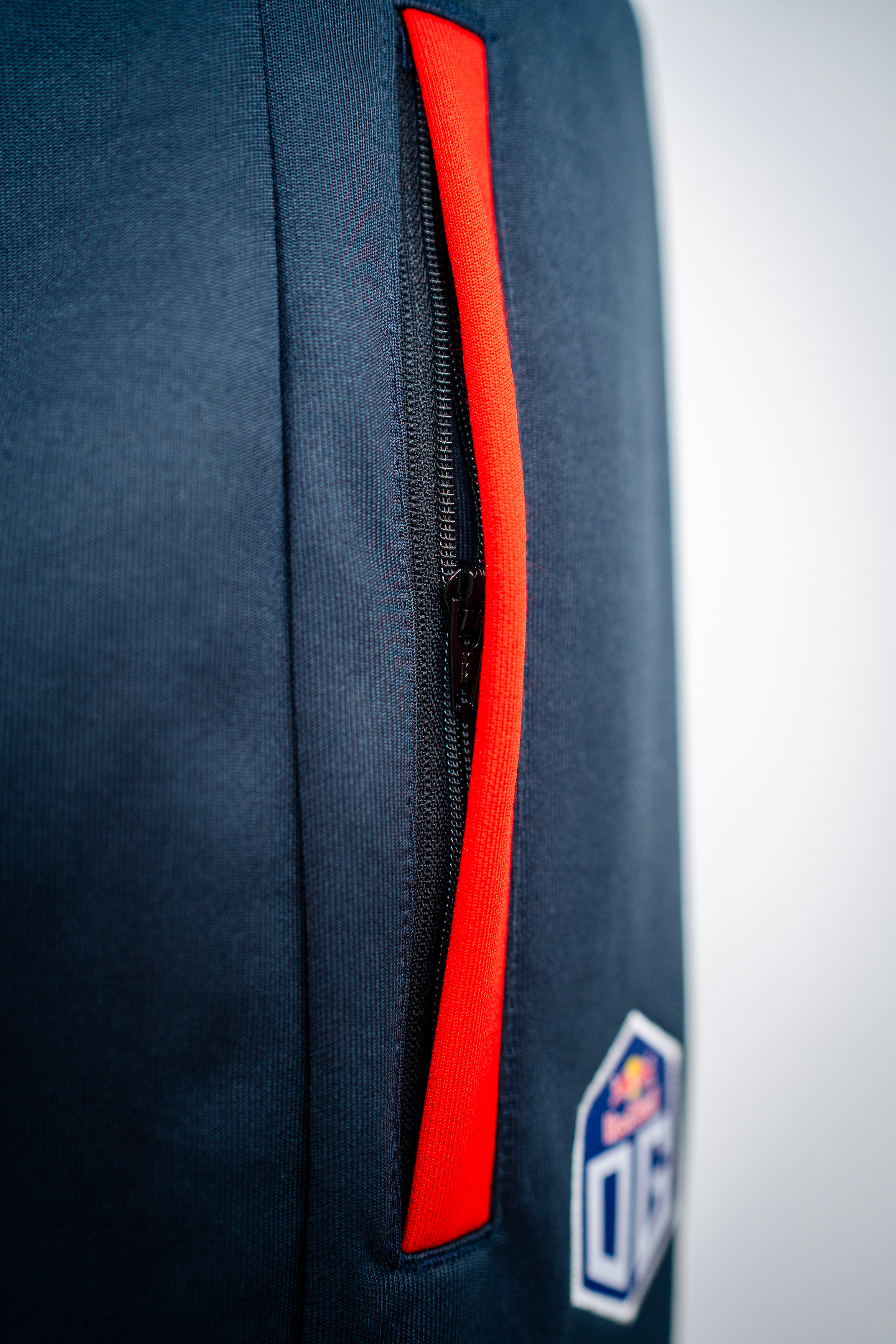 Dark grey athletic pants customized for Esports Team OG, featuring a tapered fit with an elastic waistband and drawstrings. The pants are shown against a white background.